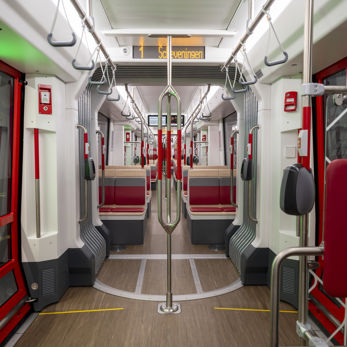 Een doorkijkje in de nieuwe TINA-tram Een doorkijkje in de nieuwe TINA-tram