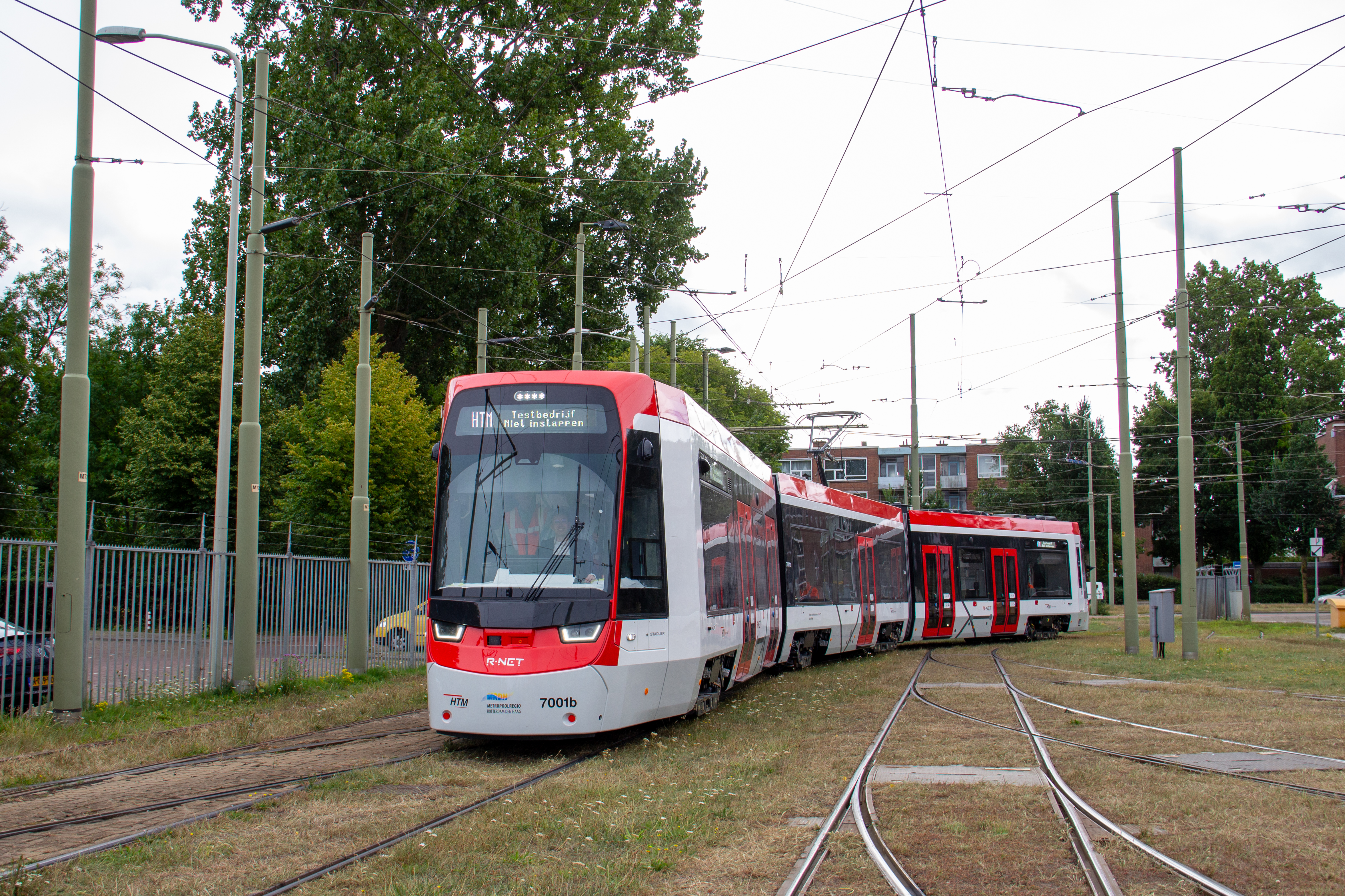 TINA 7001 op het remiseterrein Meppelweg in Den Haag