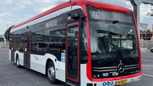 De nieuwe elektrische stadsbus 12 m van HTM De nieuwe elektrische stadsbus 12 m van HTM