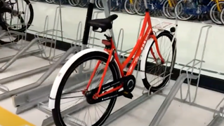 HTM deelfiets in fietsenstalling HTM deelfiets in fietsenstalling