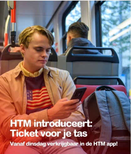 Nieuw bij HTM: Ticket voor je tas