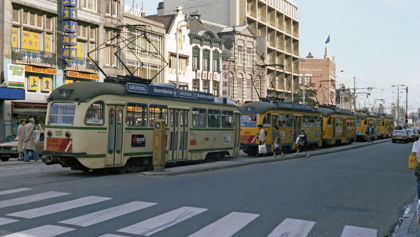 Oude tram van HTM Oude tram van HTM