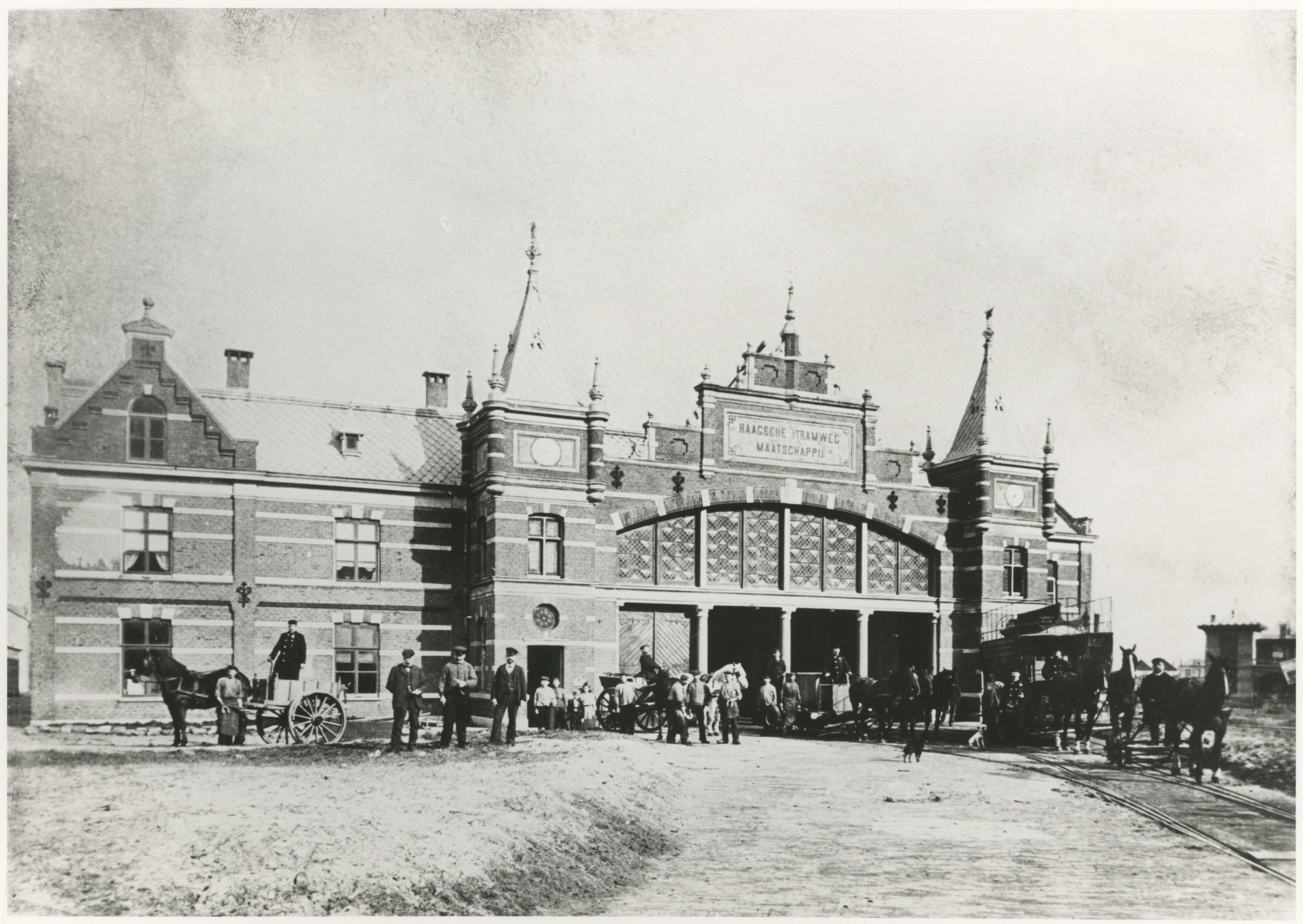 Paardentramremise Scheveningen 1900 