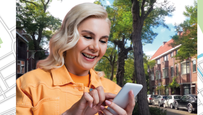 Haagse Hopper reiziger en kaart HTM Haagse Hopper reiziger en kaart