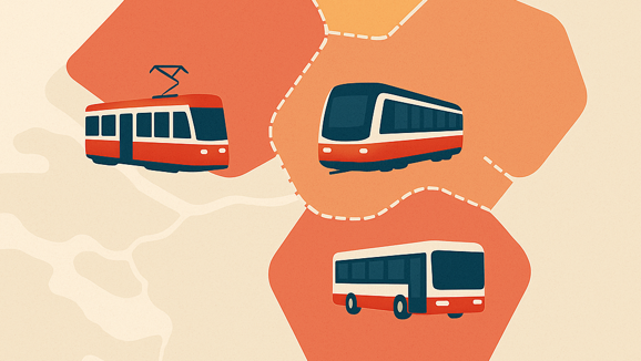 Zuid-holland verdeeld in gebieden voor tram, bus en metro - Regio Vrij Zuid-holland verdeeld in gebieden voor tram, bus en metro - Regio Vrij