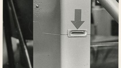 Eerste Stempelautomaat 1965 Eerste Stempelautomaat 1965