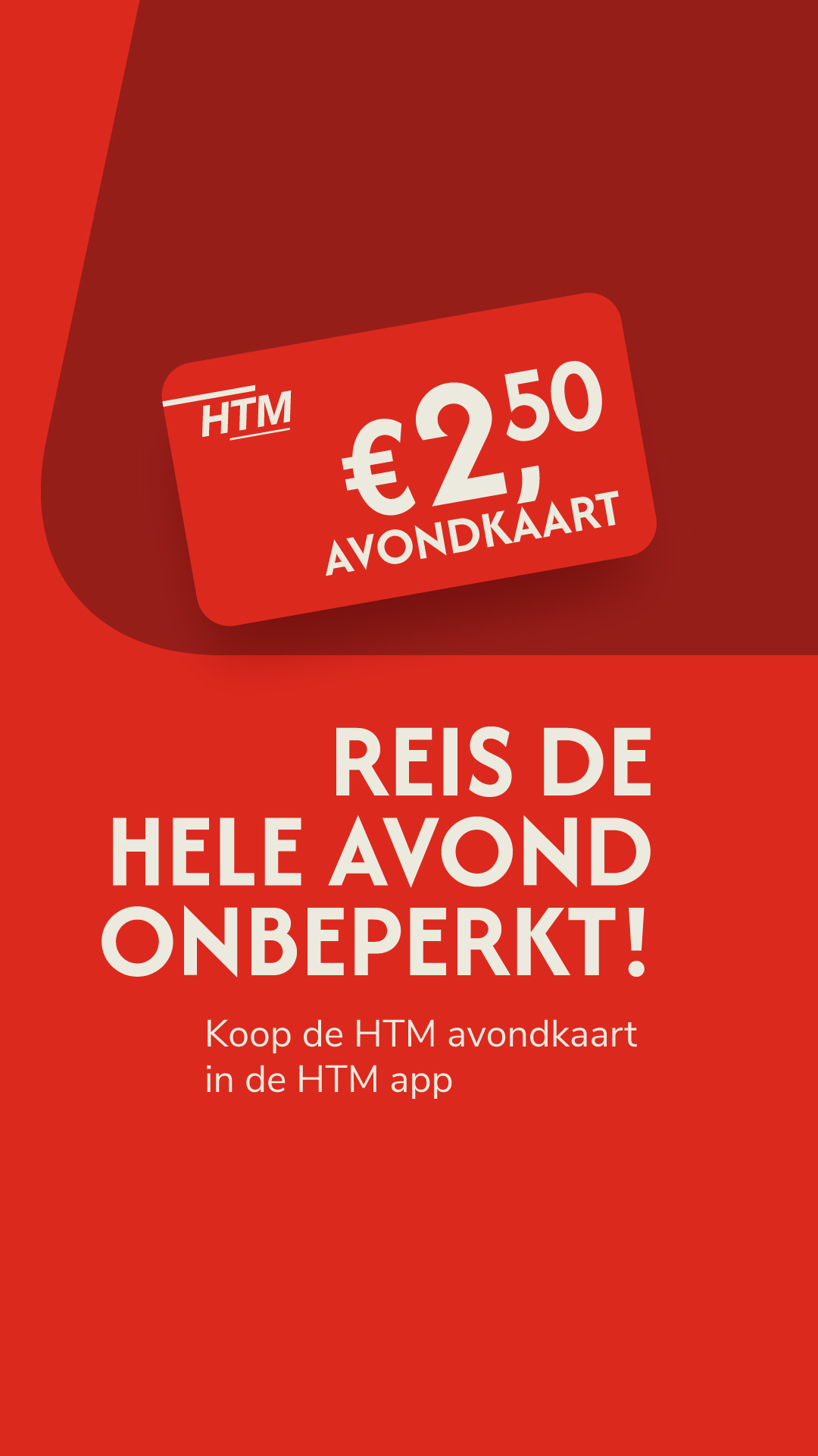 beeld van HTM avondkaart 2,50