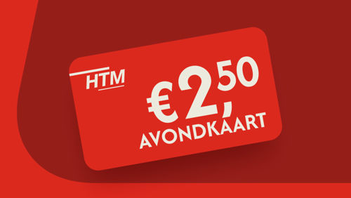 beeld van HTM avondkaart 2,50 beeld van HTM avondkaart 2,50