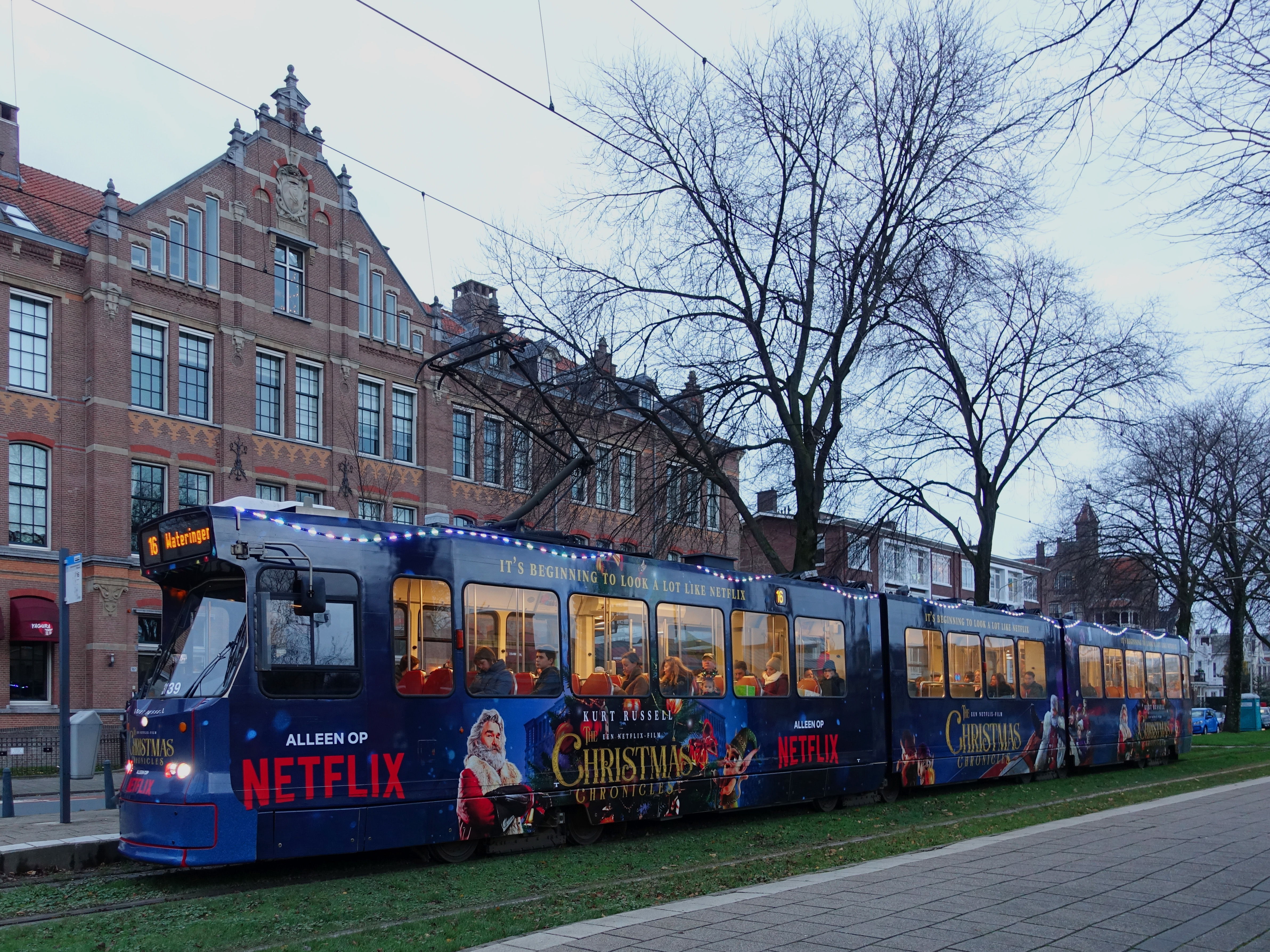 GTL Tram met Netflix advertentie