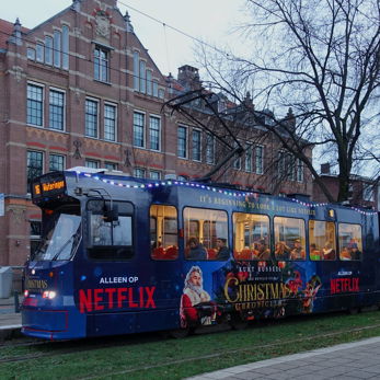 GTL Tram met Netflix advertentie GTL Tram met Netflix advertentie