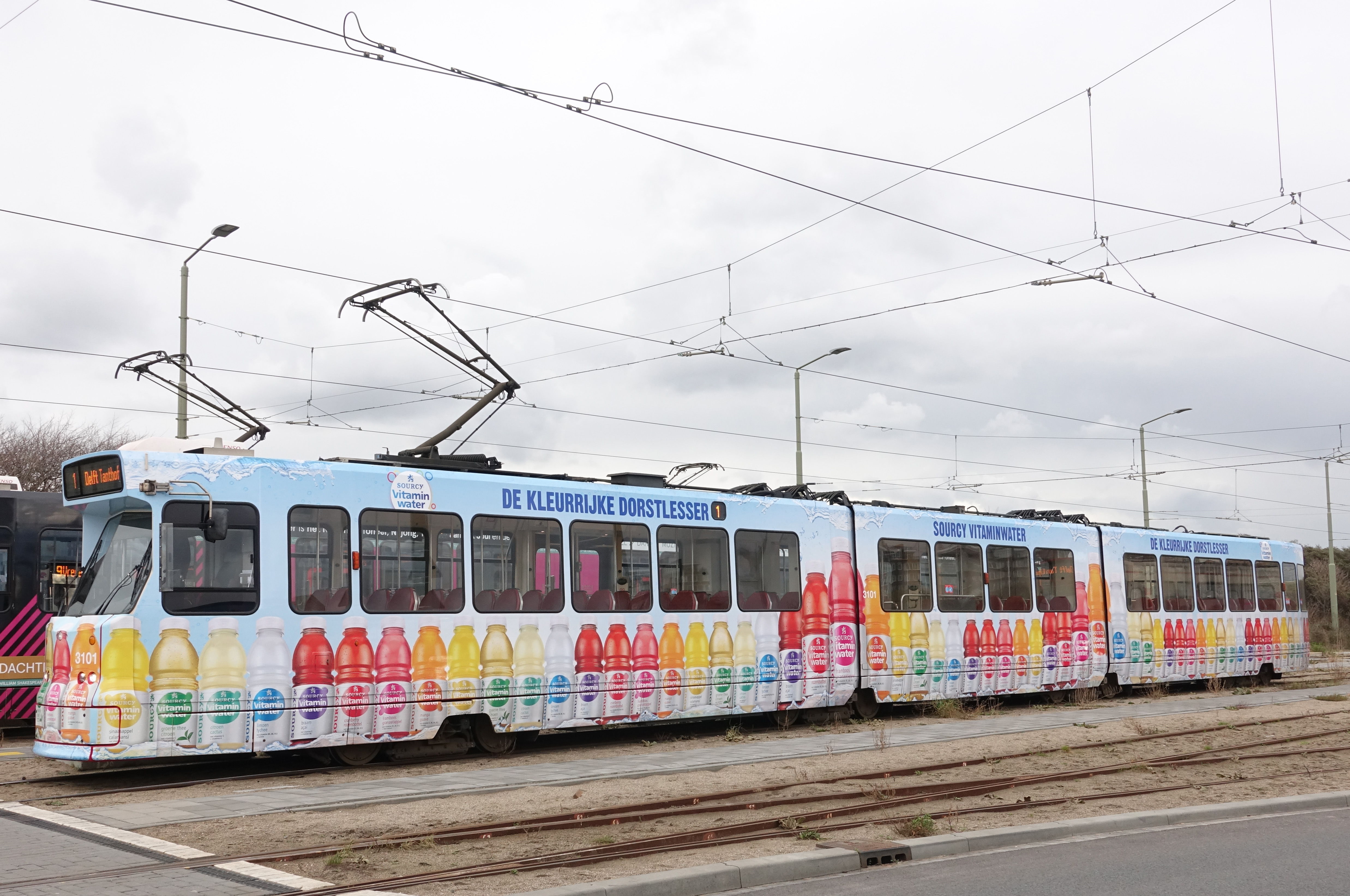 GTL Tram met Sourcy advertentie