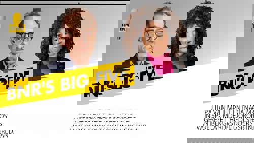 BNR programma Big Five presentator Paul van Liempt in gesprek met Jaap Bierman BNR programma Big Five