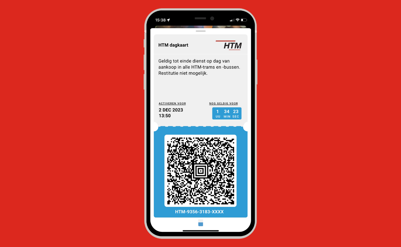 HTM app ticket pagina