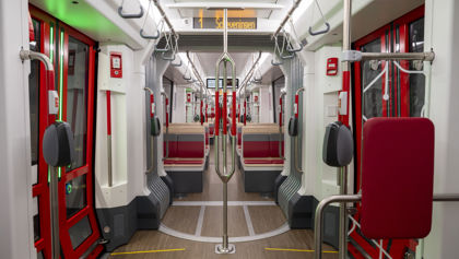 Een doorkijkje in de nieuwe TINA-tram Een doorkijkje in de nieuwe TINA-tram