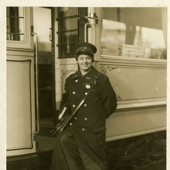 Conductrice In Opleiding 1916  Conductrice In Opleiding 1916