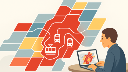 Visuele vertoning van Regio Vrij in gebieden voor tram, bus en metro Visuele vertoning van Regio Vrij in gebieden voor tram, bus en metro