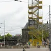 beeld van uitkijktoren voor het binnenhof beeld van uitkijktoren voor het binnenhof